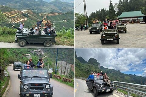 Ha Giang leger open lucht jeep 4 dagen 3 nachten