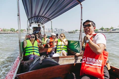 Bangkok : Grand Palace, Temples og River of Kings kanal cruise