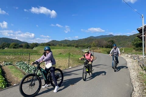 Tour en bicicleta eléctrica Kyoto Arashiyama Kinkakuji *Recogida en el hotel incluida
