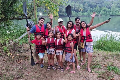 Premium Guided Kayak Tours in the Pristine River Chapora.