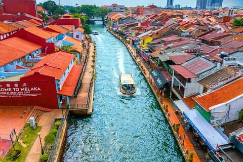 Kuala Lumpur Malacca River Cruise og historisk tur med lunsj
