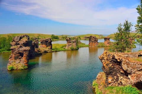 Deutschsprachiger Landausflug Góðafoss & Mývatn ab Akureyri