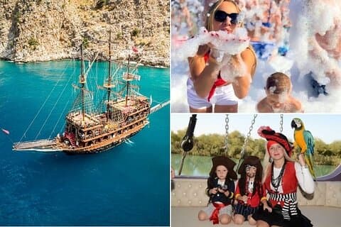 Alanya : Pirate Party Boat Trip w/ Transfer Lunch and Soft Drinks