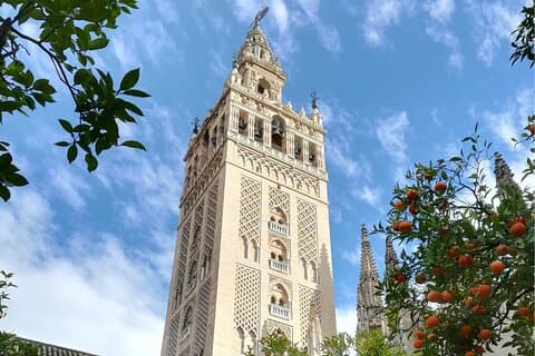 Lille gruppe tur til katedralen og Giralda direkte adgang