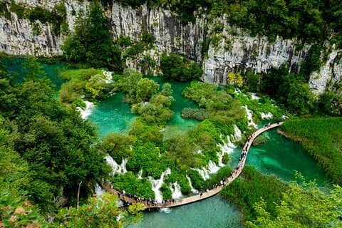 Tour privado de Zagreb aos Lagos de Plitvice e Rastoke