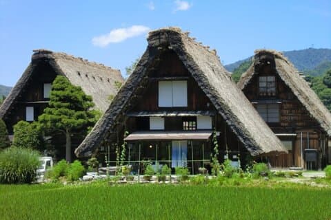 Visita ao Patrimônio Mundial de Shirakawago e Gokayama em Nohi Bus