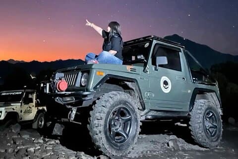 Mount Batur Sonneneis JEEP Tour Abholung vom Hotel