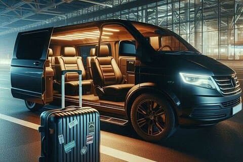Privétaxi voor maximaal 7 passagiers van luchthaven CDG naar Disneyland Parijs