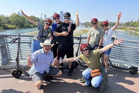 Calgary City Highlights 2 Hour E-Scooter Tour
