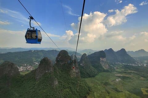 Yangshuo Tagesausflug Yulong River Ruyi Peak und Silver Cave