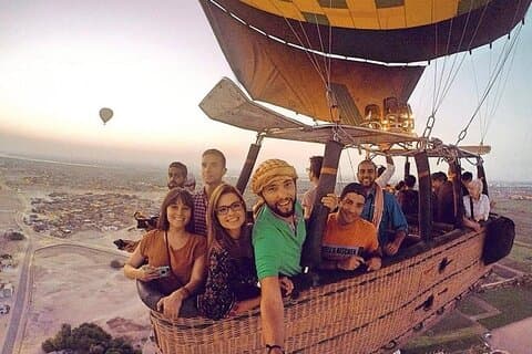 Luxury Hot Balloon Ride in Luxor with Hotel Pickup