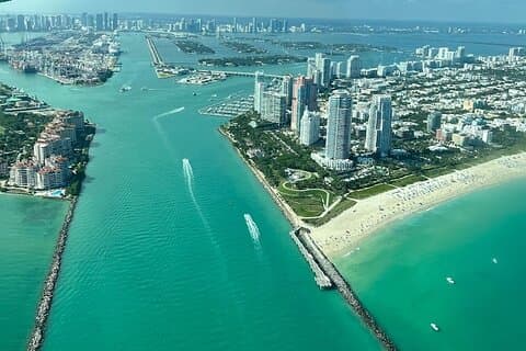 Miami Beach: Privat South Beach flygplanstur med drinkar