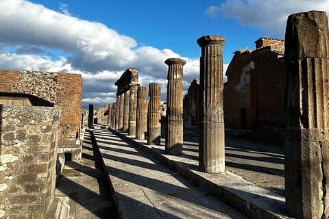 Salerno: Pompeia, Nápoles com comida de rua compartilhada ou tour privado