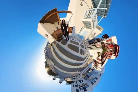 Μykonos Private 360 Foto och Video Tour Perfekt för sociala medier