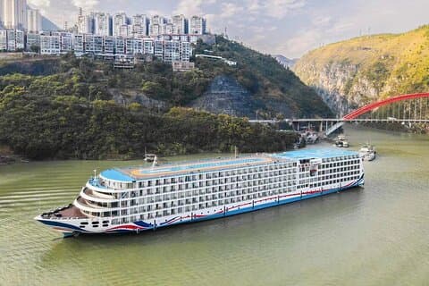 Cruzeiro do rio Yangtze de Chongqing para Yichang 4Days and 3Nights