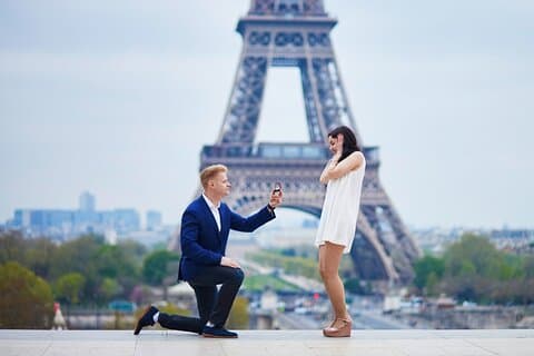 Séance photo romantique privée pour couples à Paris