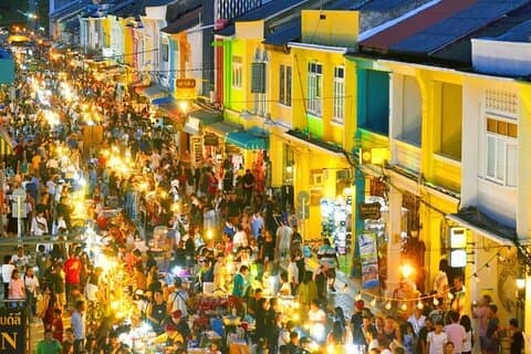 Phuket Stadtrundfahrt Sightseeing und Nachtmarkt Täglich