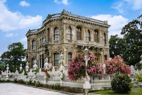 Asiatiske slott i Bosporus med Ortakoy