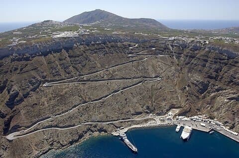Santorini Private Transfer From or To the Ferry Port