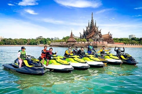 Pattaya Jet Ski 3 Ilhas Tour com Sanctuary of Truth Views