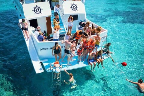 Crucero por la laguna azul, cuevas marinas y grutas de Afrodita desde Pafos