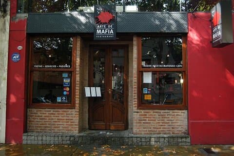 Dinner at Arte de Mafia, Mafioso Theme Restaurant in Palermo