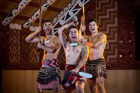 Arte geotérmico, kiwi y maorí de Te Puia