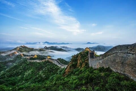 Jinshanling Private Tour Uma vista noturna de Simatai de Pequim