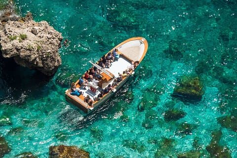 The Pirate Tour of Ischia Island with bath and lunch
