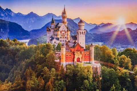 Privat dagstur fra München: Neuschwanstein, Linderhof og Ettal