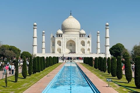 Excursion d'une journée au Taj Mahal au départ de Delhi en voiture privée ( Luxe & Confort )