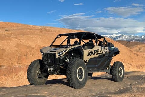 Moab Custom 4 Seat Kawasaki KRX® 1000 Off Road UTV Verhuur