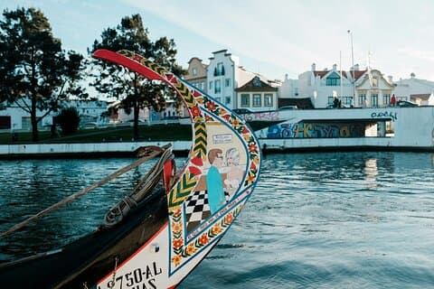 Aveiro en Costa Nova 8 uur durende tour vanuit Porto met fotografie
