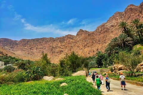 Naturwunder von Wadi Shab und malerischem Tiwi
