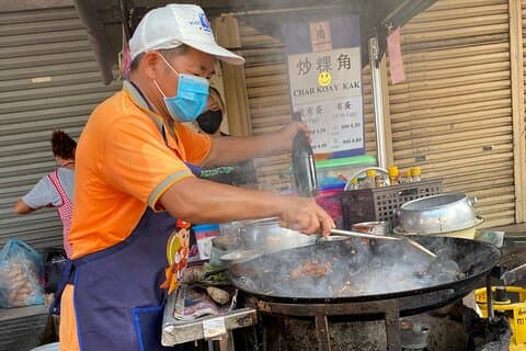 Open Air Marktführung in Penang