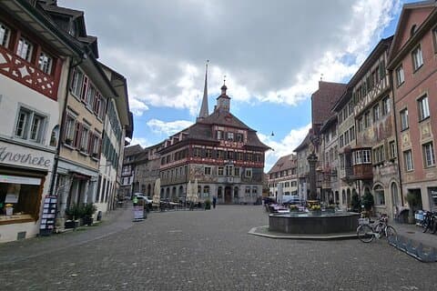 Excursión de un día a las cascadas Stein am Rhein y Rin desde Zúrich