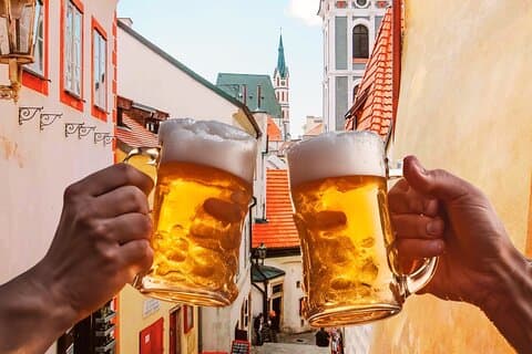 Brewery, Pubs, Beer & Food (+BEER BATH) Krumlov Beer Tour 2h