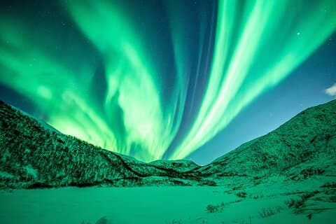 Visite guidée d'une aurore boréale à Tromso