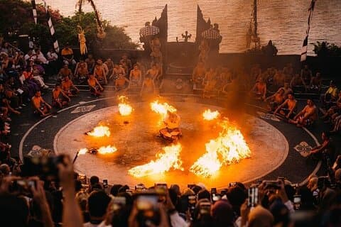 Coupe-file : Billet de danse Uluwatu Kecak (première séance)