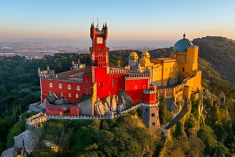 Tour privado desde Lisboa:Quinta da Regaleira, Sintra, Palacio de Pena