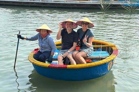 Marble Mountains-Basket Boat Ride to Coconut Jungle & Hoi An City