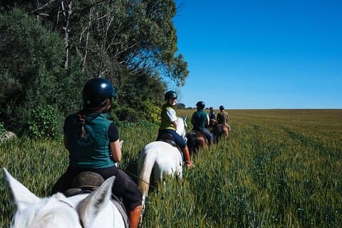 Horseback ridning rundt Doñana nasjonalpark