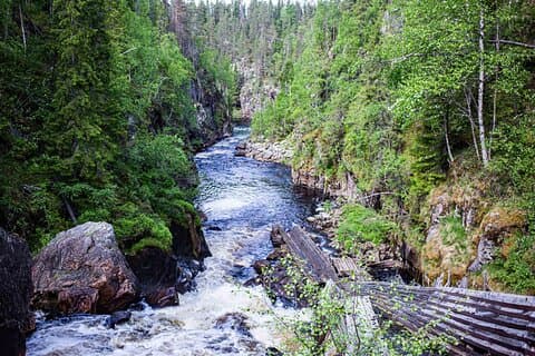 Korouoma Canyon & Auttiköngäs Waterval Avontuur