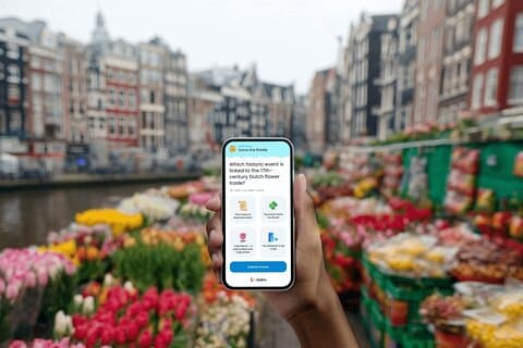 Amsterdam interaktiv stadsrundtur