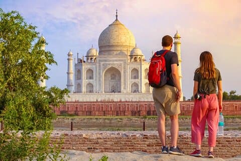 Taj Mahal & Agra privat dagstur från New Delhi med bil med måltid
