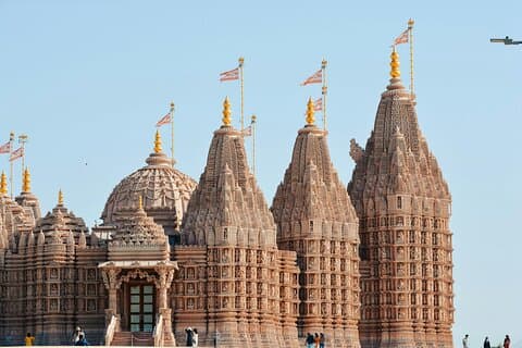 BAPS Hinduiska Mandir & Stora Moskén Besök med Abu Dhabi Sightseeing