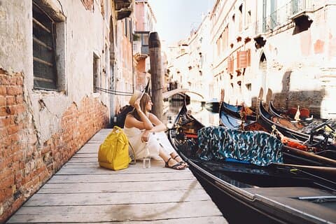 Visite guidée à pied de la ville avec promenade en gondole à Venise
