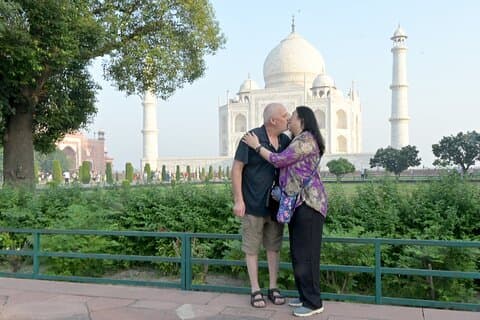 Fra Agra - Spring køen over: Taj Mahal & Agra Fort Tour i bil