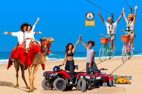 Beach ATV, Free Camel Ride og Sky Bike Combo