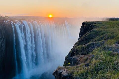 Zimbabwe e Zâmbia Visita guiada das Cataratas de ambos os lados